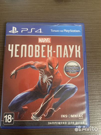 Игры для PS4 (Чел-паук, Призрак Цусимы, Ведьмак 3)