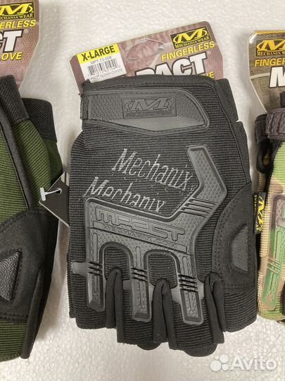 Перчатки беспалые тактические Mechanix