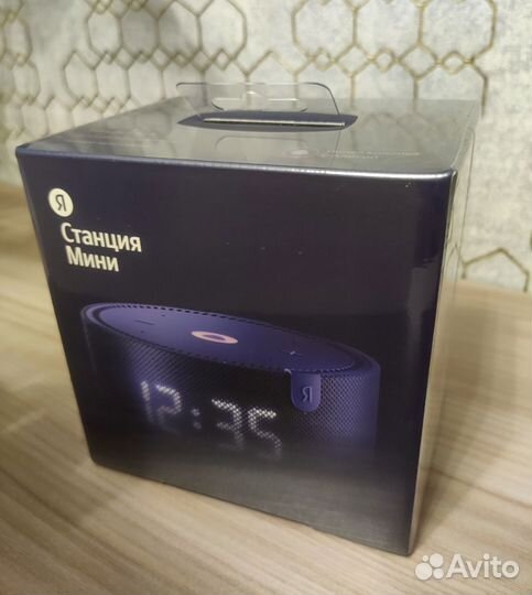 Яндекс Станция мини с Часами новая