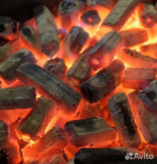 Уголь Древесный Брикетированный для гриля мангала