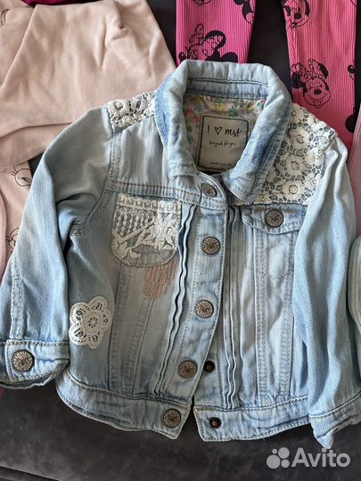 Фирменные вещи для девочки 74-80 next zara