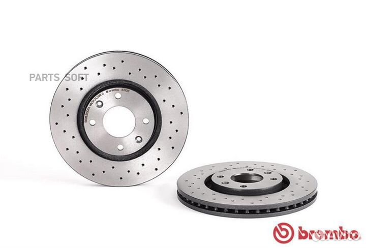 Brembo 0987601X Диск тормозной Xtra перед