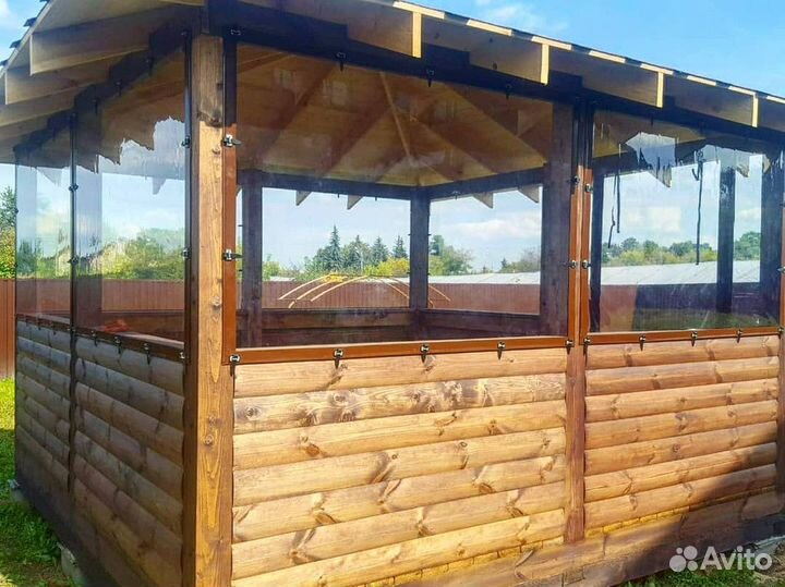 Мягкие окна пвх для беседок и веранд