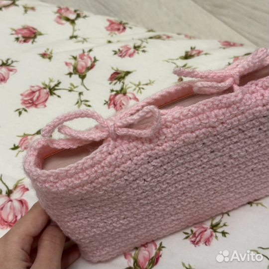 Вязаный чехол для книги