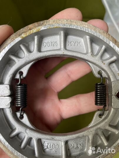 Колодки тормозные на скутер