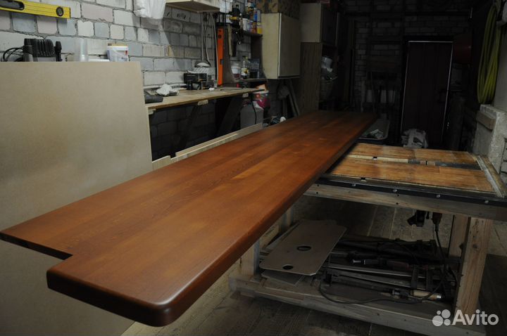 Подоконник-столешница из бука