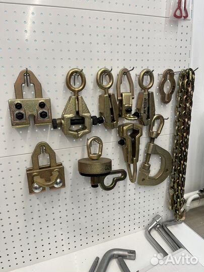 Зажим для кузовных работ 3 тн с рым кольцом