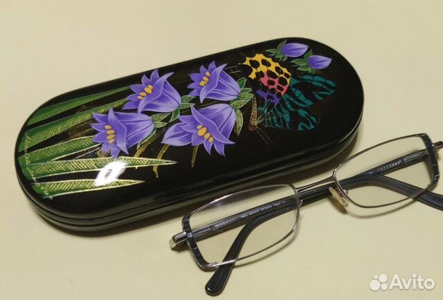 Футляр д/очков Колокольчики. Ручная роспись