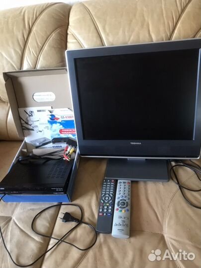 Телевизор Toshiba 20VL66R, ресивер 3 колор