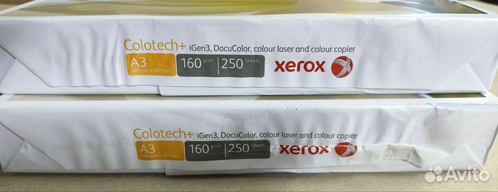 Бумага Xerox Colotech+ А3, 160 г/кв.м, 250 листов