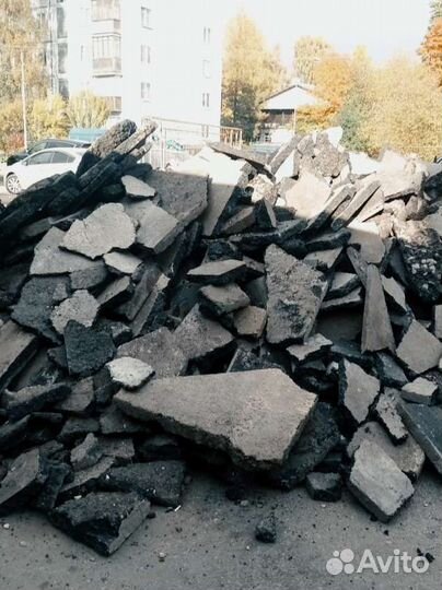 Бой асфальта. Битый асфальт