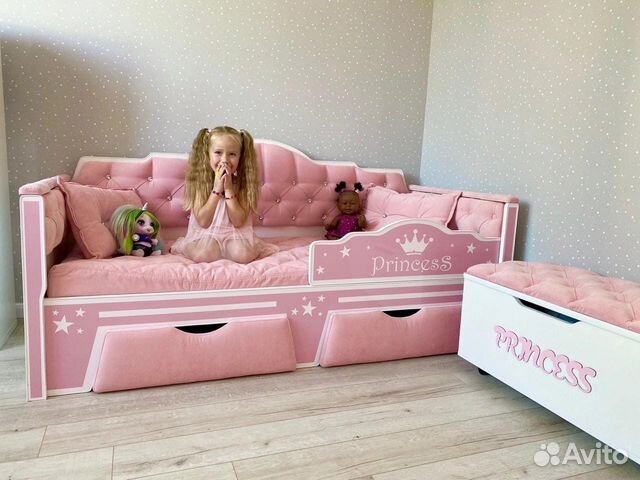 Детская кровать с каретной стяжкой