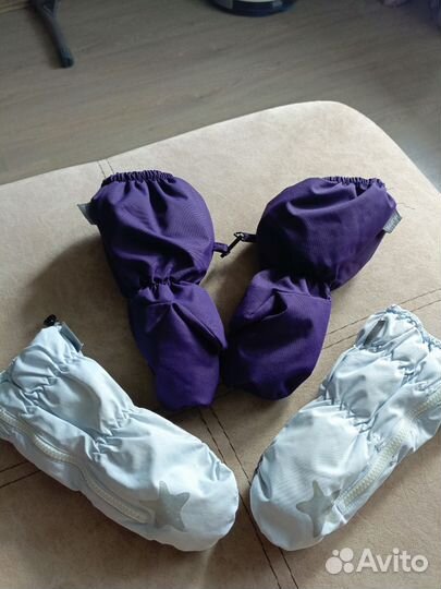 Варежки краги детские размер 0