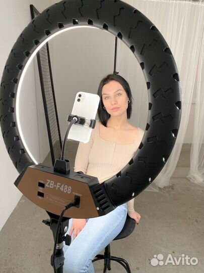 Селфи подсветка для съёмок с держателем