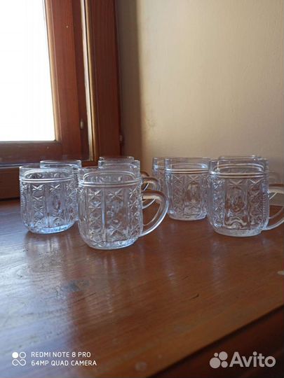 Кружки хрустальные времён СССР