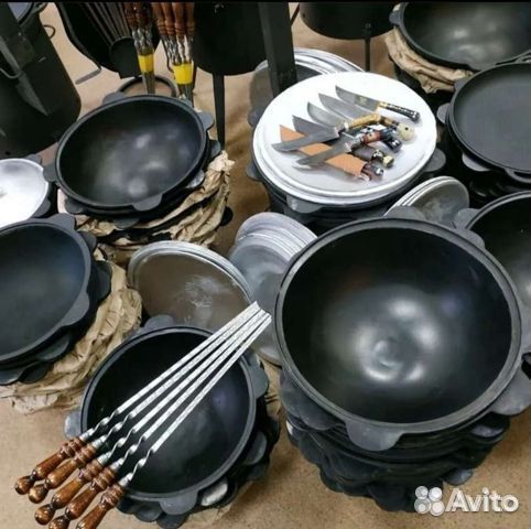 Казан чугунный