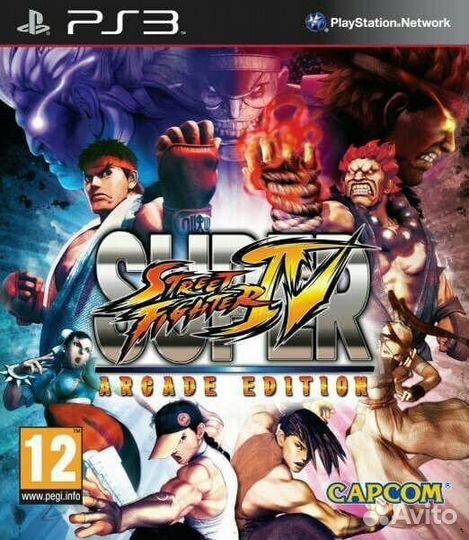 Super Street Fighter IV PS3, англ, бу Без обложки
