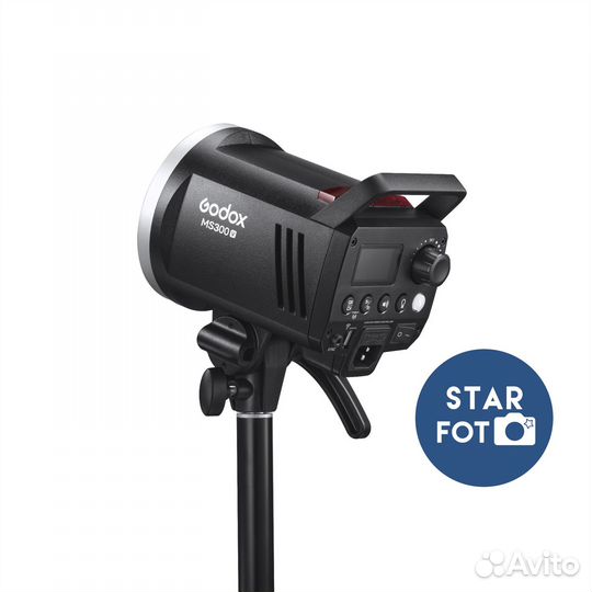 Вспышка импульсная студийная Godox MS300V, 300Дж