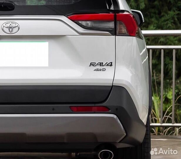 Металлическая наклейка на авто 4WD шильдик 85х20