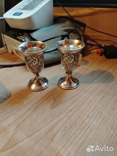 Рюмки серебро СССР