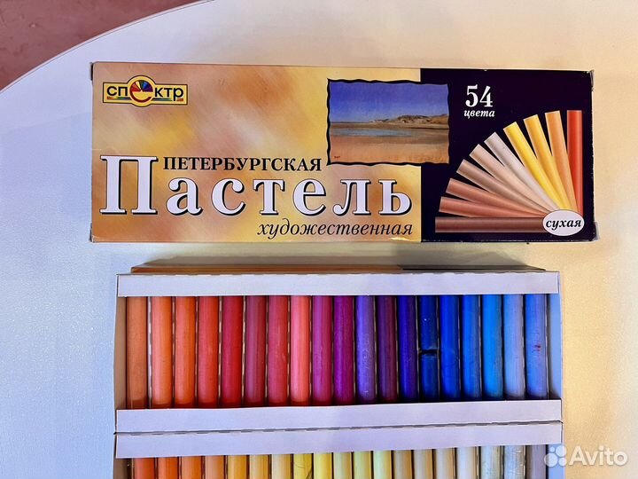 Петербургская художественная пастель 54 цвета