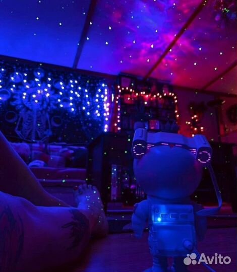 Проэктор-ночник космонавт