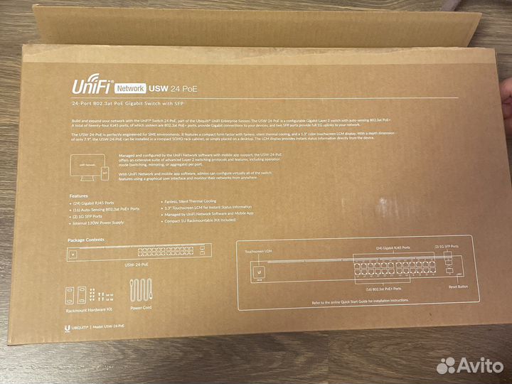 Коммутатор Ubiquiti UniFi Switch 24 PoE