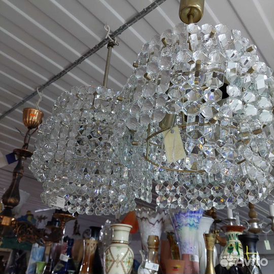 Люстра хрустальная, бра