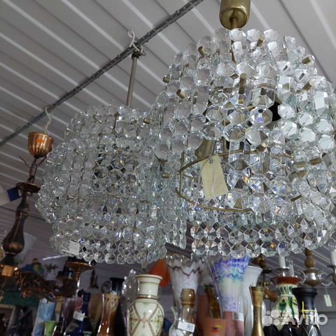 Люстра хрустальная, бра
