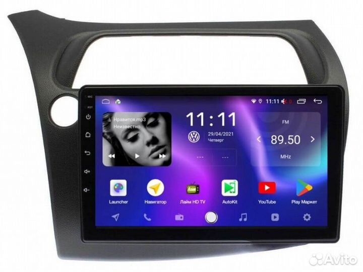 Магнитола Teyes CC3 3/32GB хонда сивик 5д хэтчбек