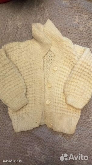 Вязаные детские вещи
