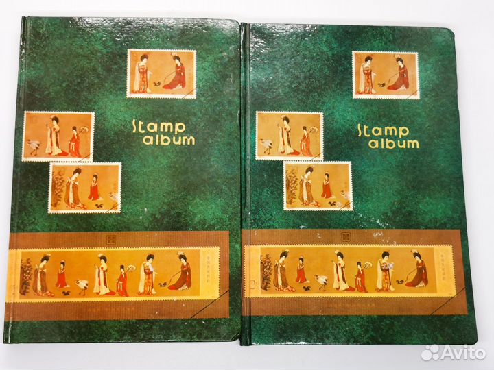 Альбом для марок (кляссер) винтажный, новый 2 шт