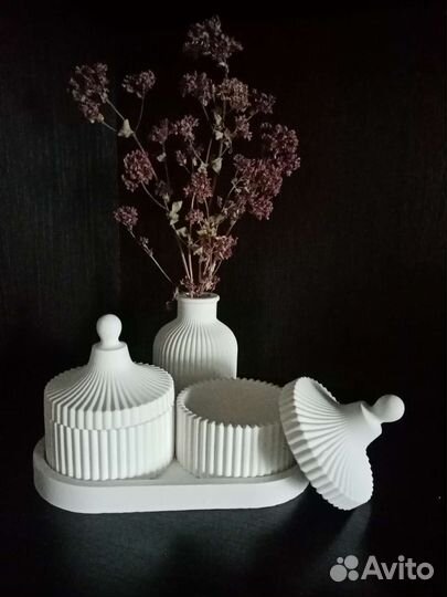 Наборы для интерьера, вазы, шкатулки