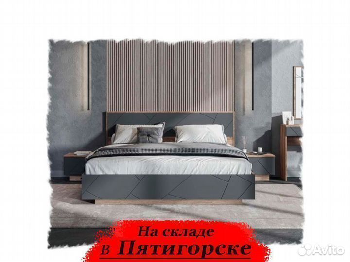 Кровать двуспальная 160х200 с ортопедом