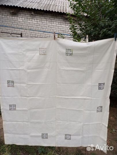 Скатерть лен СССР новая