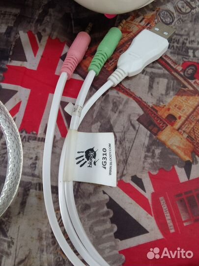 Игровые наушники bloody