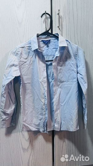 Рубашки пакетом 128 134на мальчика