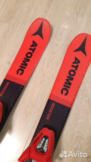 Ботинки 18 и лыжи Atomic детские 90 см
