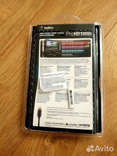 Кабель цифровой аудио-видео Belkin AV10000qp2M