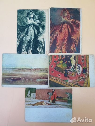 Советские открытки СССР, чистые почтовые