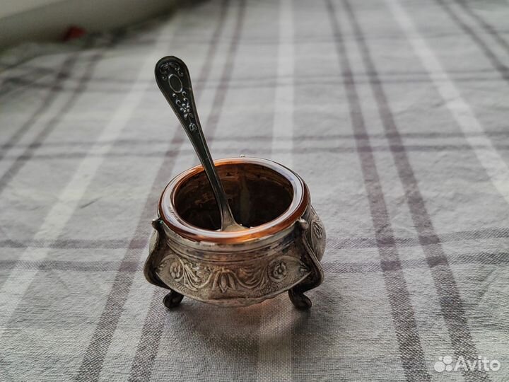 Солонка мельхиор СССР