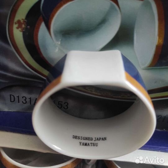 Фарфоровый набор колец для салфеток