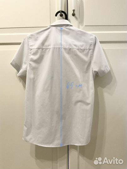 Рубашка школьная 152, 2 штуки