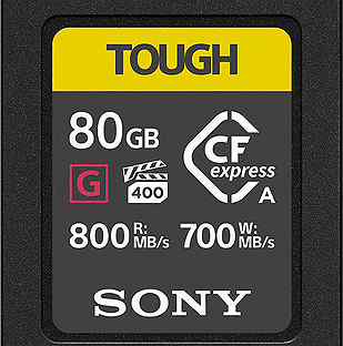 Sony CFexpress Type A 80 гб, R/W 800/700 мб/с