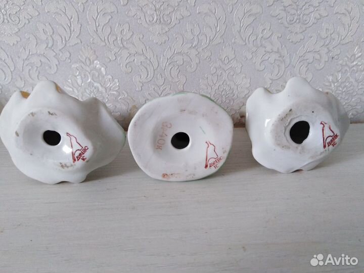 Статуэтки Дулево перепляс Триптих русский перепляс