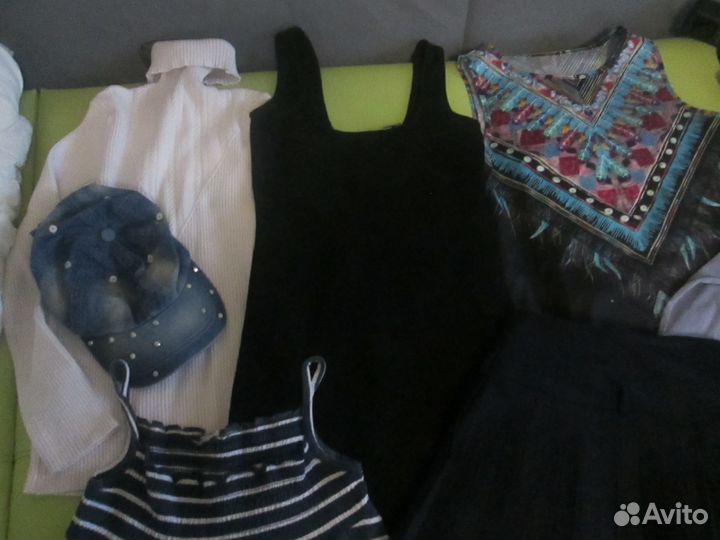 Пакетом одежда на девочку 9-12 лет