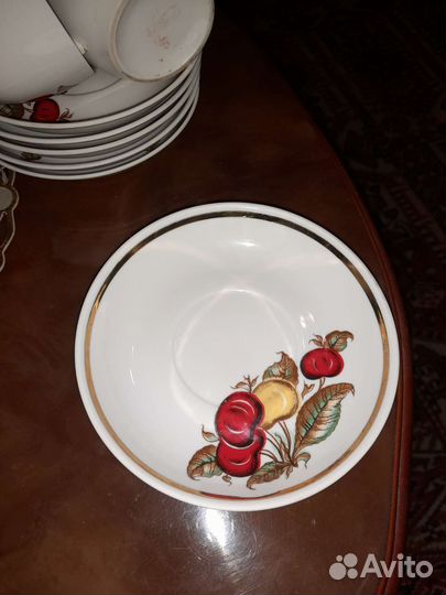 Кружка с блюдцем 6 шт