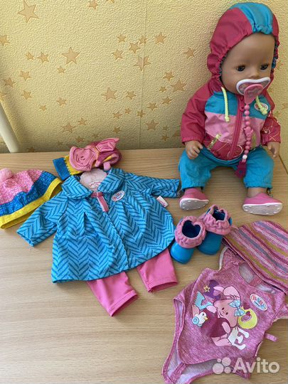 Кукла беби борн оригинал и одежда к ней