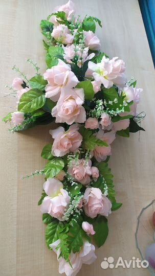 Цветочная композиция+Венок цветочный