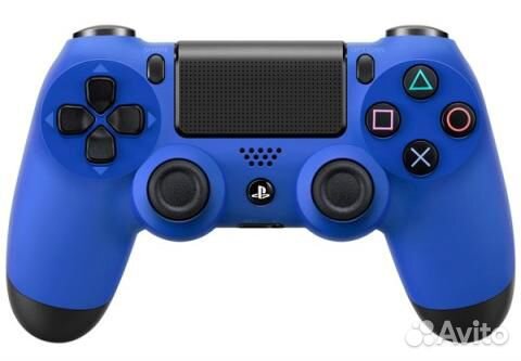 Геймпад оригинал Playstation 4 Синий (Blue) V2 б/у